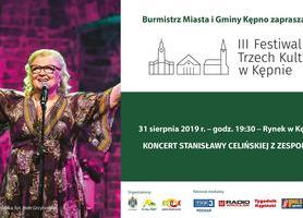 Zapraszamy na koncert Stanisławy Celińskiej z zespołem pod kierownictwem M. Muraszko