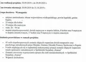 Trwa nabór uczestników do projektu „Zależy nam właśnie na Was"