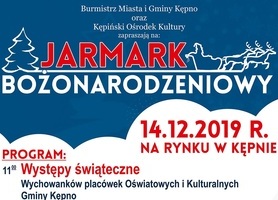 Zapraszamy na Jarmark Bożonarodzeniowy 