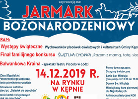 Zapraszamy na Jarmark Bożonarodzeniowy 2019