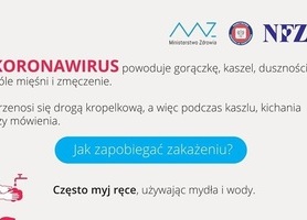 Ministerstwo Zdrowia informuje o środkach ochronnych przeciwko koronawirusowi 