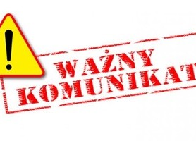 UWAGA KOMUNIKAT