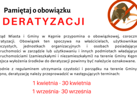 Komunikat - deratyzacja