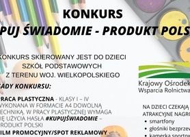 Uwaga konkurs! Kupuj świadomie - PRODUKT POLSKI