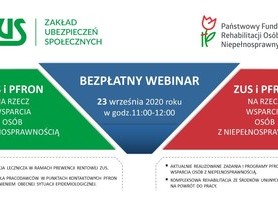ZUS i PFRON na rzecz wsparcia osób z niepełnosprawnością