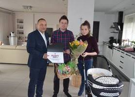 Gratulacje dla pierwszego dziecka w 2018 r.
