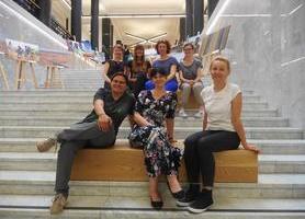 Przedstawiciel kępińskiej biblioteki w Wilnie