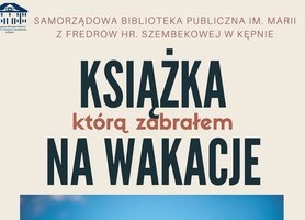 Książka, którą zabrałem na wakacje