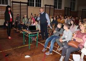 Spotkanie z Jankiem Melą, zorganizowane przez Bibliotekę