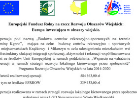 Budowa centrów rekreacyjno-sportowych
