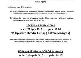 Zapraszamy na badania profilaktyczne 