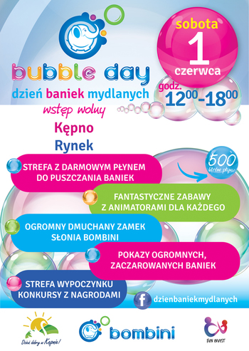 Zapraszamy na Dzień Baniek Mydlanych 