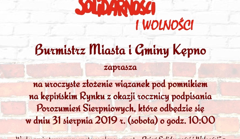Rocznica Porozumień Sierpniowych