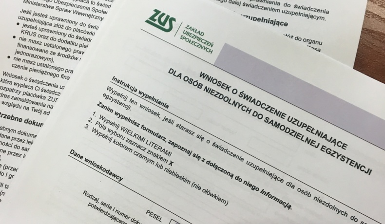 500+ dla osób niezdolnych do samodzielnej egzystencji