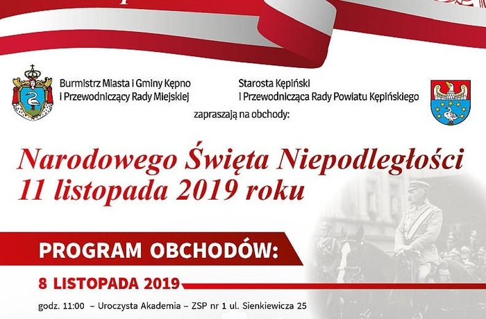Zapraszamy na obchody Narodowego Święta Niepodległości