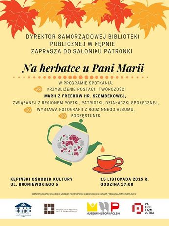 Zapraszamy na "Herbatkę do Pani Marii" 