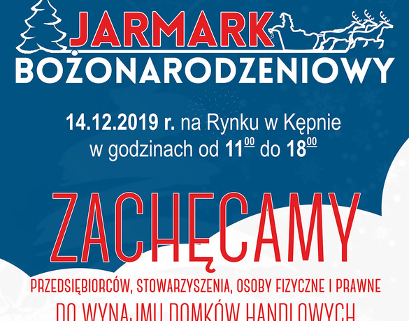 Jarmark Bożonarodzeniowy 2019 r. 