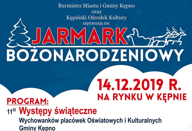 Zapraszamy na Jarmark Bożonarodzeniowy 