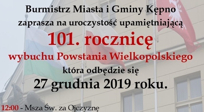 101. rocznica Powstania Wielkopolskiego 