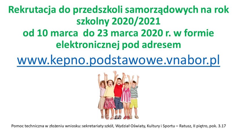 Zapisz dziecko do przedszkola
