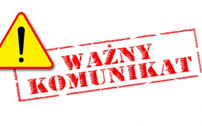 UWAGA KOMUNIKAT