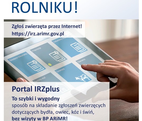 Agencja Restrukturyzacji i Modernizacji Rolnictwa udostępnia posiadaczom zwierząt Portal IRZplus