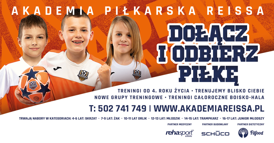 #WielkieNabory2020 – Akademia Piłkarska Reissa w trosce o zdrowie i odporność Twojego dziecka!