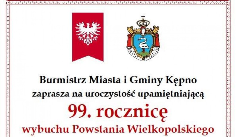 27.12.2017 Obchody wybuchu Powstania Wielkopolskiego