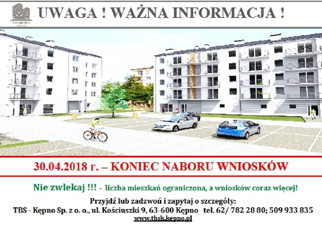 Trwa nabór wniosków 