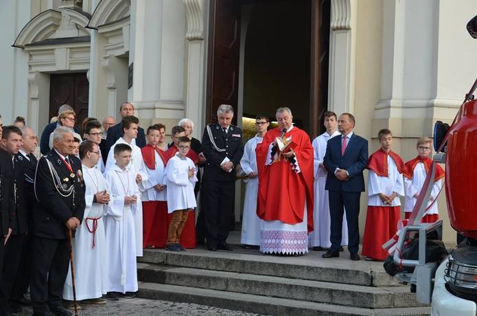 Poświęcenie nowego wozu na świętego Floriana