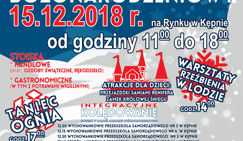 Jarmark Bożonarodzeniowy 2018 r.