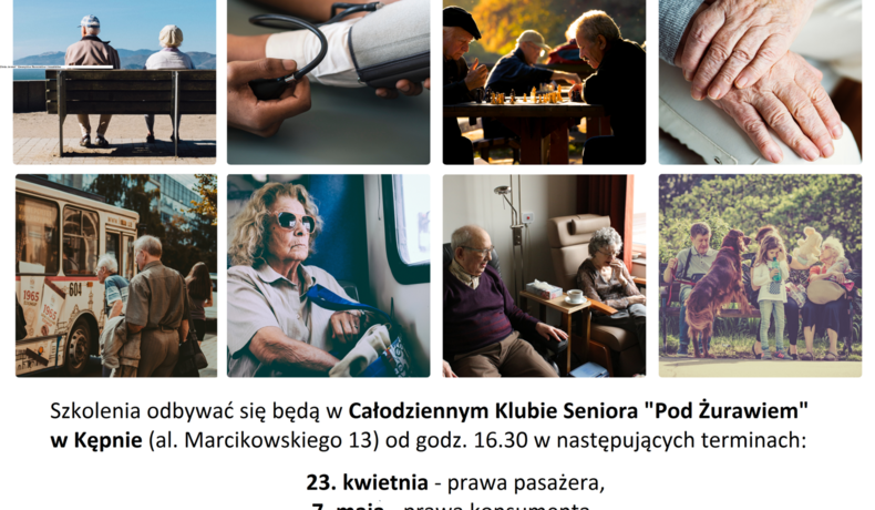 Zapraszamy seniorów na szkolenia 