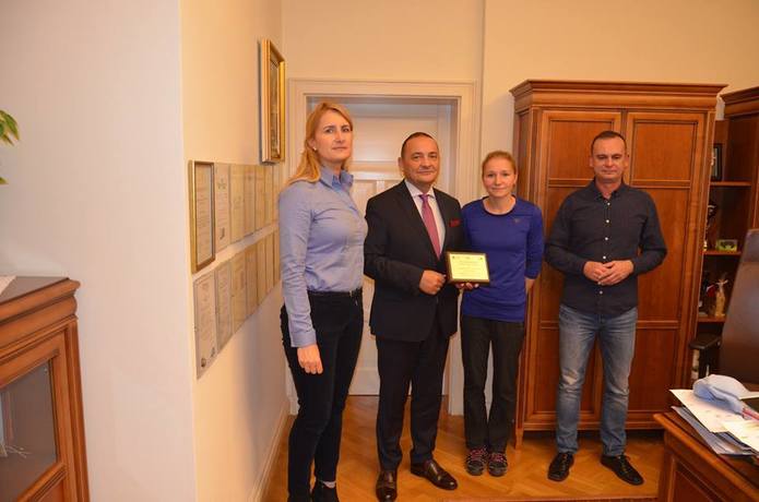 Podziękowanie z Klubu Tenisowego