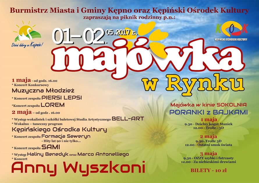 Plakat Majówka 2017