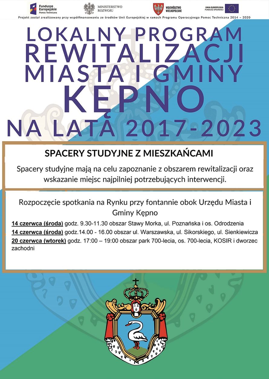 Plakat Spacery studyjne