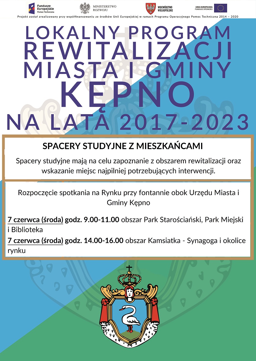 Plakat Spacery studyjne